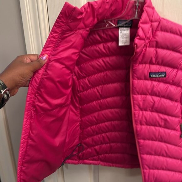 Patagonia Down Sweater Vest Women's Small 800 Fill Pink Excellent Condition! - Picture 5 of 7